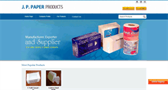 Desktop Screenshot of jppaper.in